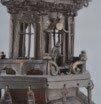 null BRONZE - CHINE Brûle-parfum en bronze en forme de pagode sur un éléphant. Chine,...