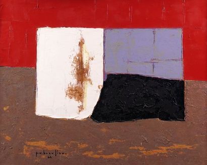 BEAULIEU, Paul Vanier RCA (1910-1996) "Espagne 6228" Huile sur toile Signée et datée...