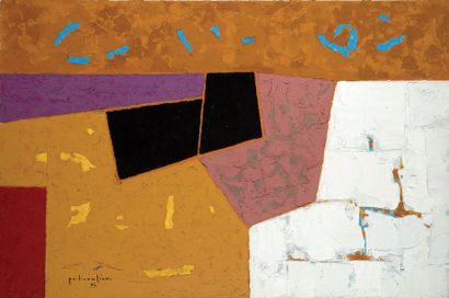 BEAULIEU, Paul-Vanier RCA (1910-1996) «Espagne» Huile sur toile Signée et datée en...