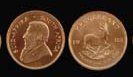 null Collection de 3 pièces de monnaie en or. Afrique du Sud, 1980 et 1983. Collection...