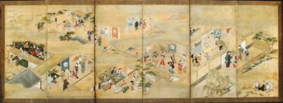 ECOLE JAPONAISE XVIIIe siècle