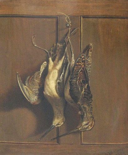 SCHRAPNEL, Henry Needham Scrope (1812-1896) Nature morte Huile sur toile Signée et...