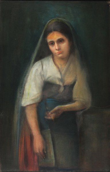 BEAU, Henri (1863-1949) Portrait de femme Pastel Signé et daté en bas à droite :...