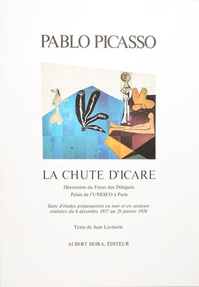 PABLO, Picasso (1881-1973) - La chute d'Icare (1972) PABLO, Picasso (1881-1973) -...