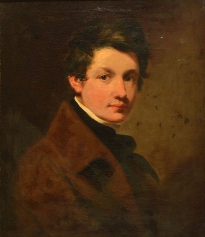 PHILLIP, John (1817-1867) PHILLIP, John (1817-1867) Portrait d'un jeune homme Huile...