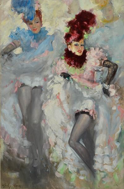 GARRY, Charley (1891-1973) GARRY, Charley (1891-1973)

Les danseuses de french cancan

Huile...