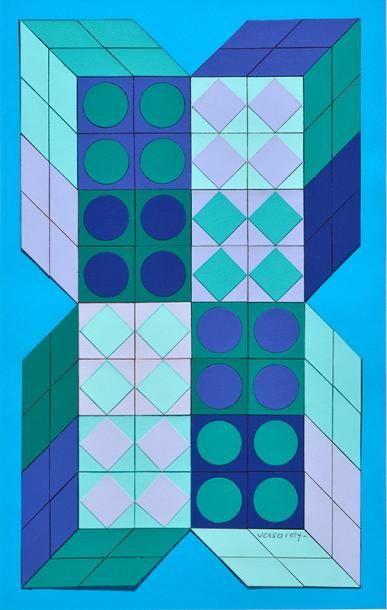 VASARELY, Victor (1906-1997) VASARELY, Victor (1906-1997)

Sans titre

Gouache et...