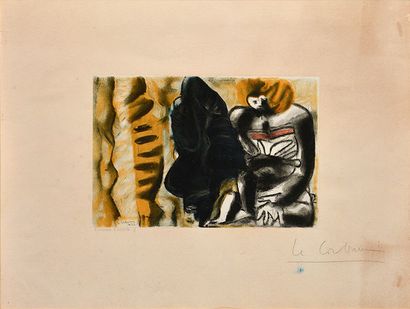 LE CORBUSIER (1887-1965) LE CORBUSIER (1887-1965)

“Figures noir”

Lithographie sur...