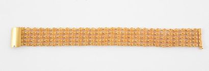 null OR 22K Bracelet large en or jaune 22K. Poids: 42.5g.

22K GOLD 22K yellow gold...