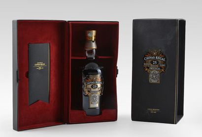 Chivas Regal Aged 25 Years - 1 flacon Chivas Regal Aged 25 Years Scotch Whisky Niveau...