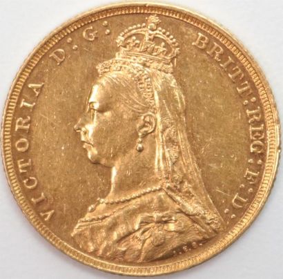 null Angleterre. Victoria (1837-1901). Souverain or 1892. 8,0 g. Sup.