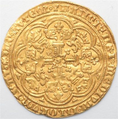 null Angleterre. Edouard III (1327-1377). Noble d'or. (1351-61). 7,73 g.
TTB