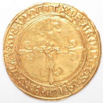 null Charles VIII (1483-1497). Ecu d'or au soleil. 3,45 g. Limoges. 1495. Ci 790...