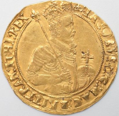 null Angleterre. James I (1603-1625). Unité d'or. 9,87 g. ND (1612).
TTB/Sup.