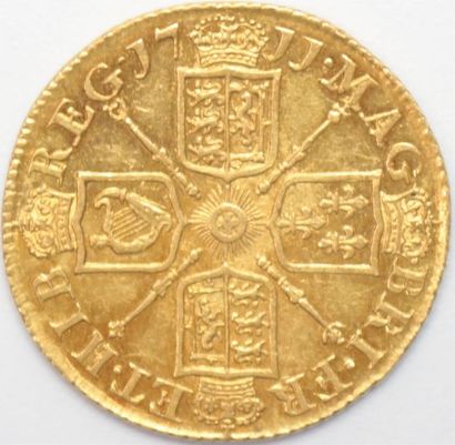 null Angleterre. Anne (1702-1714). Guinée or 1711. 8,38 g.
TTB/Sup.