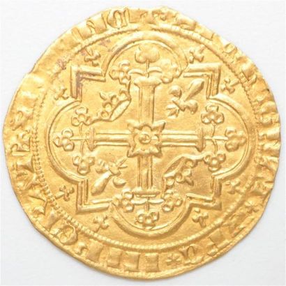 null Charles V (1364-1380). Franc à pied or. 3,78 g. Ci 457
TTB