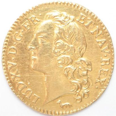null Louis XV (1715-1774). Louis d'or au bandeau 1741 A Paris. 7,91 g. 2ème trimestre....