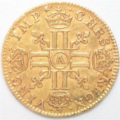 null Louis XIII (1610-1643). 1/2 Louis d'or à la mèche longue. 
1641 A Paris. 3,37...