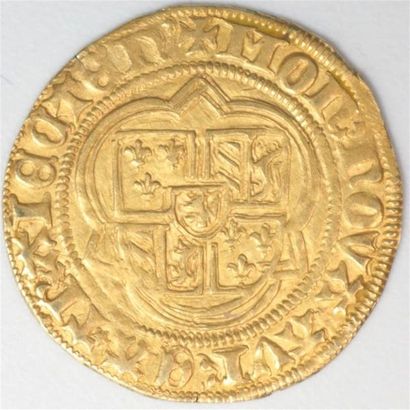 null Pays Bas. Evéché d'Utrecht. David de Bourgogne (1456-1496). Florin d'or au Saint...