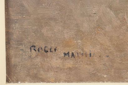 null MATHIAS Roger (1884-1971) Maternité. Huile sur panneau, signée en bas à gauche....