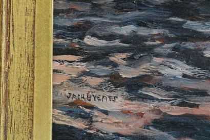 null YEATS Jack Butler (1871 1957) Sculling (Godille), 1912
Huile sur panneau, signée...
