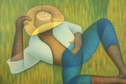 null TOFFOLI Louis (1907-1999) La sieste - Epreuve d'artiste - 50 x 72 cm