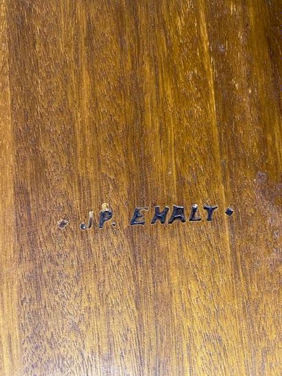 null J.P. EHALT, table de salle à manger de style Louis XVI, 75 x 182 x 102 cm (rayures...