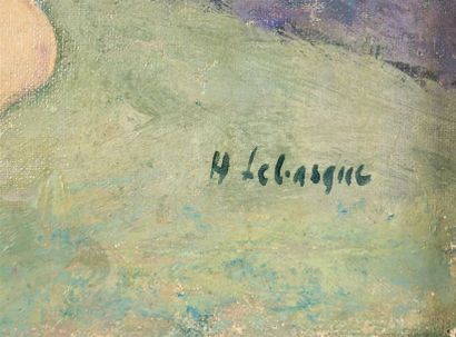 null LEBASQUE Henri (1865 1937) Nu à la corbeille de fruits
Huile sur toile, signée...