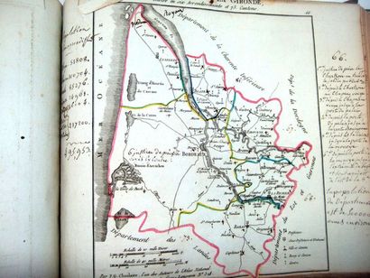 null CHANLAIRE (Pierre Grégoire). Nouvel atlas de la France, divisée par departemens,...