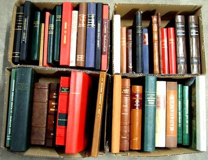 null [Lot Madagascar divers]. Ensemble de 40 ouvrages reliés provenant de la bibliothèque...