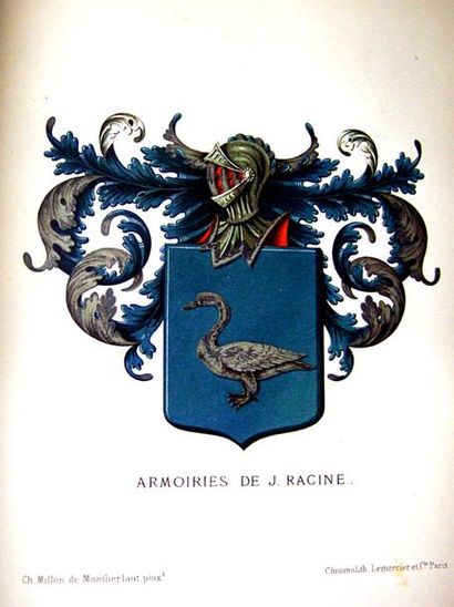 null RACINE (Jean). OEuvres. Paris, L. Hachette, 1865-1873. 10 vol. gd in-8 dont...