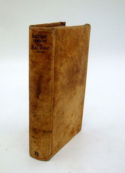 null BALZAC (Jean-Louis Guez de). Lettres choisies. Leyde, Elzevier, 1652. In-12,...