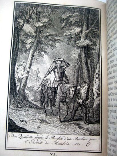 null CERVANTÈS (Miguel de). Histoire de l'admirable Don Quichotte de la Manche. [Suivi...