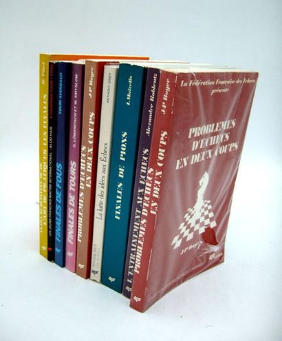 null Ensemble de 9 volumes brochés de la collection « Joueurs d'échecs confirmés...