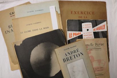 null [Surréalisme]. Ensemble de livres, revues et documents.
Le Phare de Neuilly...