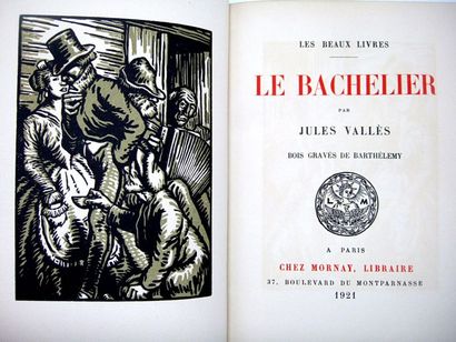 null [VALLÈS (Jules)]. Ensemble de trois oeuvres de Jules Vallès, chacune reliée...