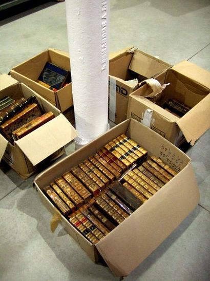 null HC 37 Ensemble de 5 cartons d'ouvrages XVIIe, XVIIIe et XIXe, dont Lois des...