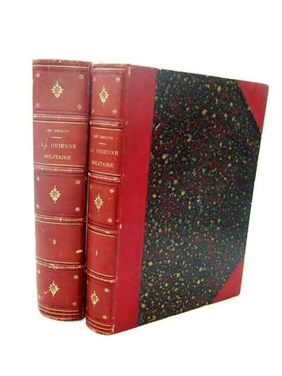 null DROUYN (Léo). La Guienne militaire. Paris, Didron, 1865. 2 volumes in-4, xxvi,...