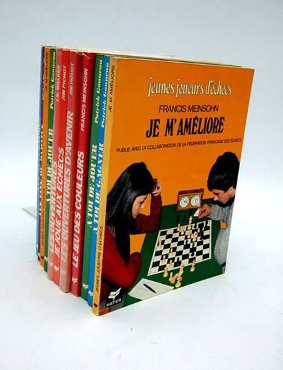 null Ensemble de 11 volumes brochés de la collection Jeunes joueurs d'échecs chez...