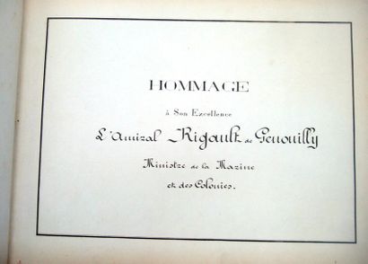 null [Manuscrit]. CHIC (Léon). Recueil d'airs nationaux et Domine Salvum. Brest,...