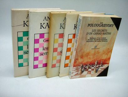 null Ensemble de 5 volumes Collection échecs chez Armand Colin :
KARPOV ((Anatoly)....