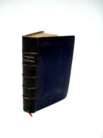 null FROMENTIN (Eugène). Dominique. Paris, Hachette, 1863. In-12, [3] f., 372 p....