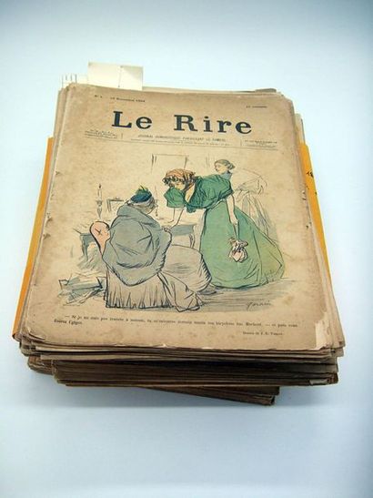 null [RIRE]. Le Rire. Paris, F. Juven, 1894-98. Br., 191 numéros in-4.
Série complète...