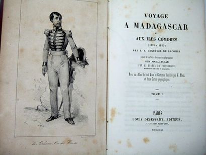 null DUPRÉ (Marie Jules). Trois mois de séjour à Madagascar. Paris, L. Hachette,...
