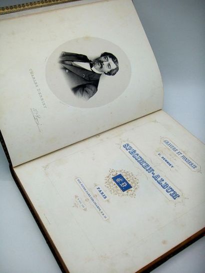 null DERRIEY (Charles). Specimen Album. Paris, C. Derriey, 1862. In folio, 182 pl.,...