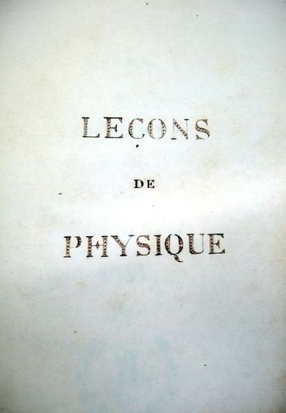null [Manuscrit]. [MERMET (Alexandre-Christophe)]. Leçons de physique. Pau, 1832...