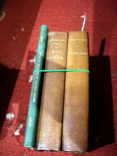 null HC 24 - LITTERATURE : 3 volumes
LOTI (Pierre) - Ramuntcho - Paris, Calmann Lévy,...