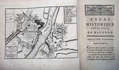 null [MASEIN (M.-P.)]. Essai historique sur la ville de Bayonne. Paris, Guillot &...