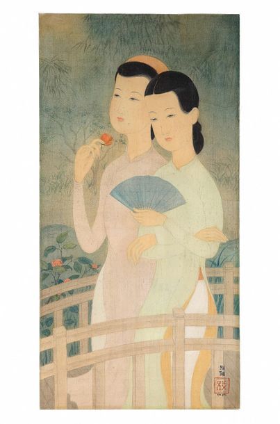 Mai Trung Thu (1906-1980) Les deux soeurs...