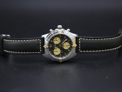 null BREITLING, Montre bracelet chronographe d'homme, modèle "Chrono Sirius", le...